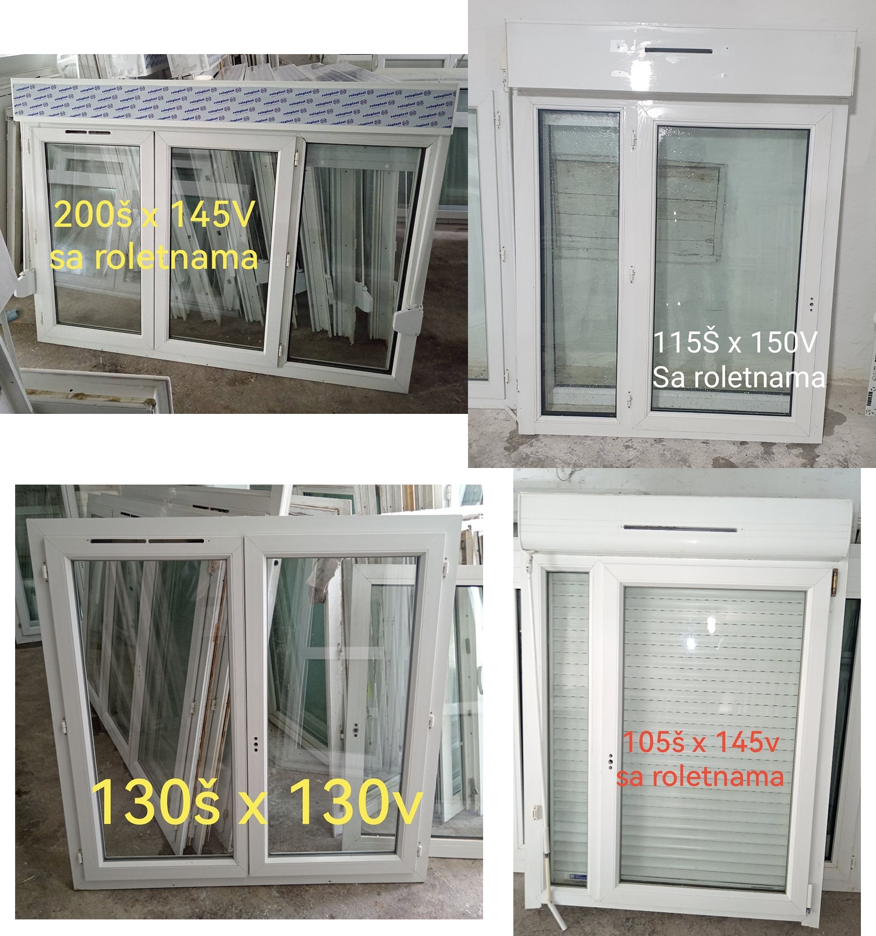 Polovna PVC stolarija